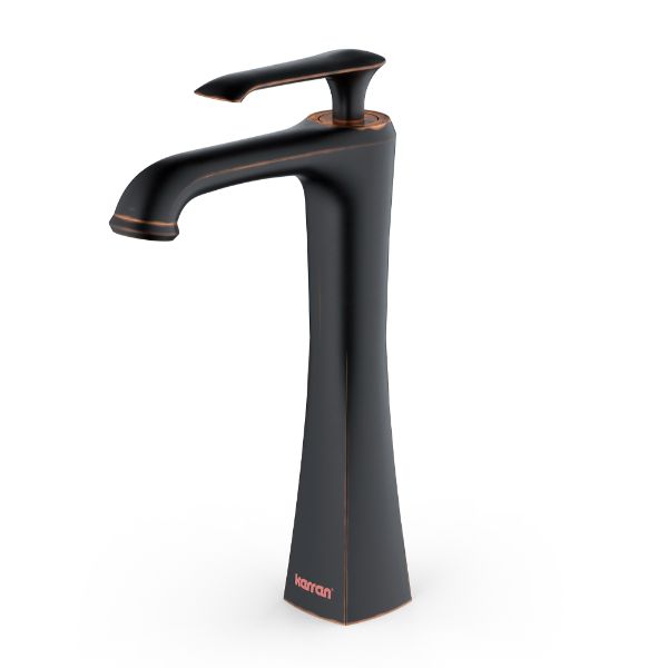 Woodburn Single Hole Single Handle Bathroom Faucet with Matching Pop-Up Drain In Oil-Rubbed Bronze