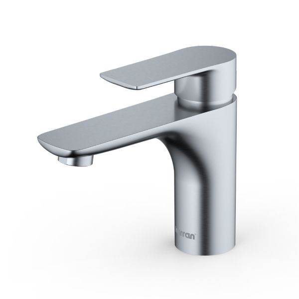 Kayes Single Hole Single Handle Bathroom Faucet with Matching Pop-up Drain In Stainless Steel