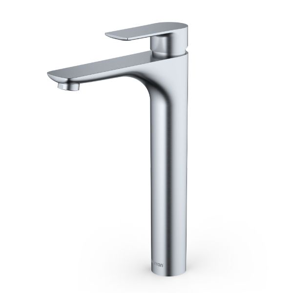 Kayes Single Hole Single Handle Bathroom Faucet with Matcing Pop-up Drain In Stainless Steel