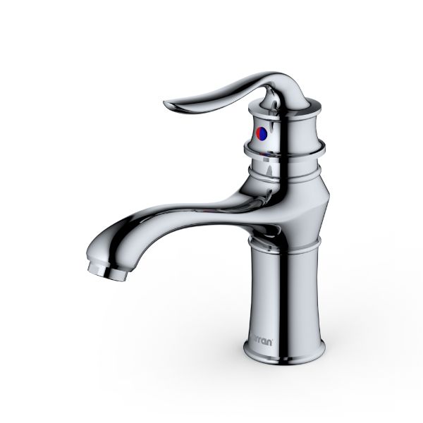 Dartford Single Hole Single Handle Bathroom Faucet with Matching Pop-up Drain In Chrome