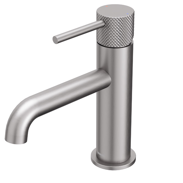 Tryst Single Hole Single Handle Bathroom Faucet with Matching Pop-up Drain In Stainless Steel