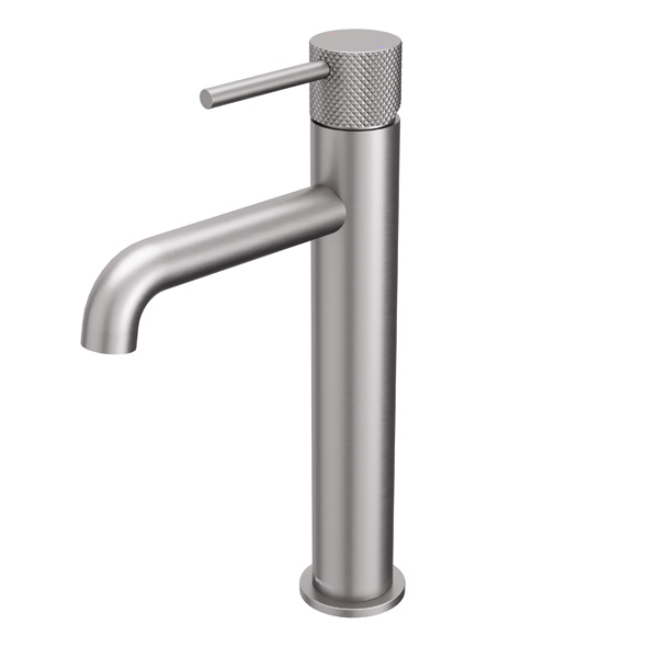 Tryst Single Hole Single Handle Bathroom Faucet with Matching Pop-up Drain In Stainless Steel