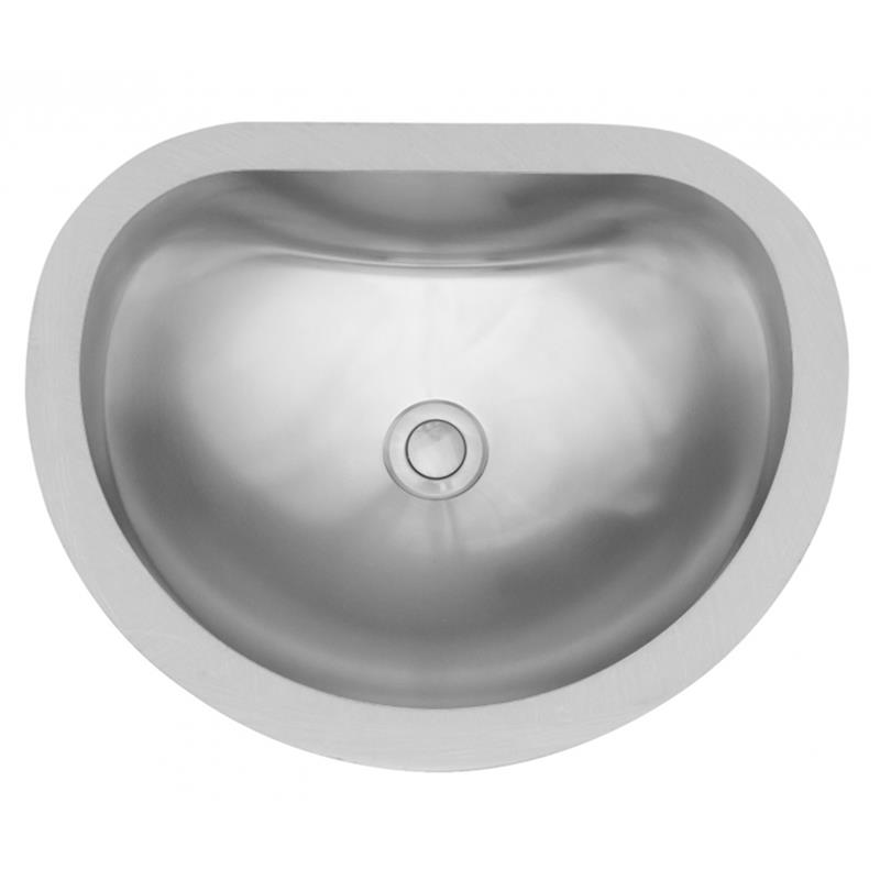 18" Seamless Undermount Stainless Steel Bathroom Sink