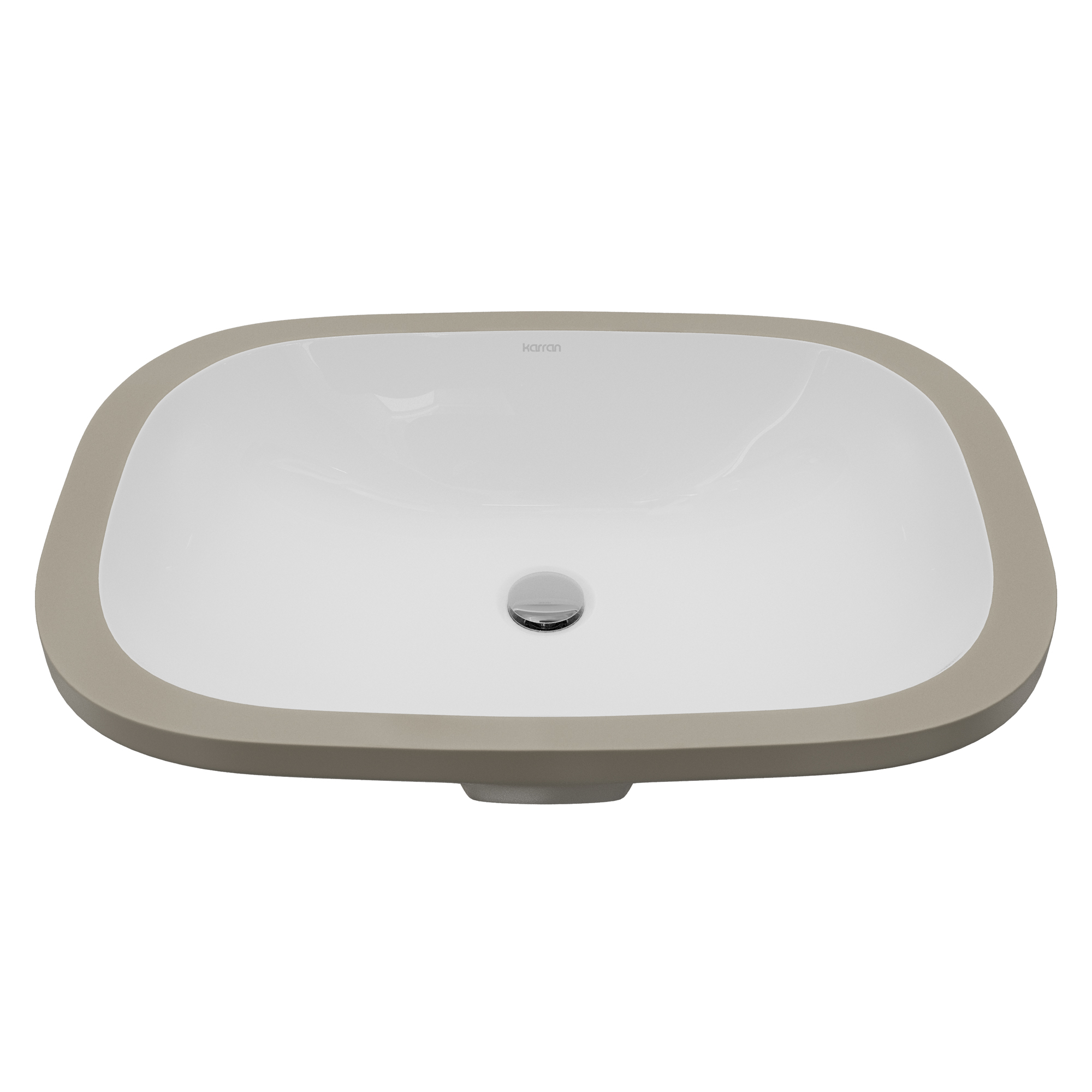 Valera 20" Oval Undermount Vitreous China Bathroom Sink In White