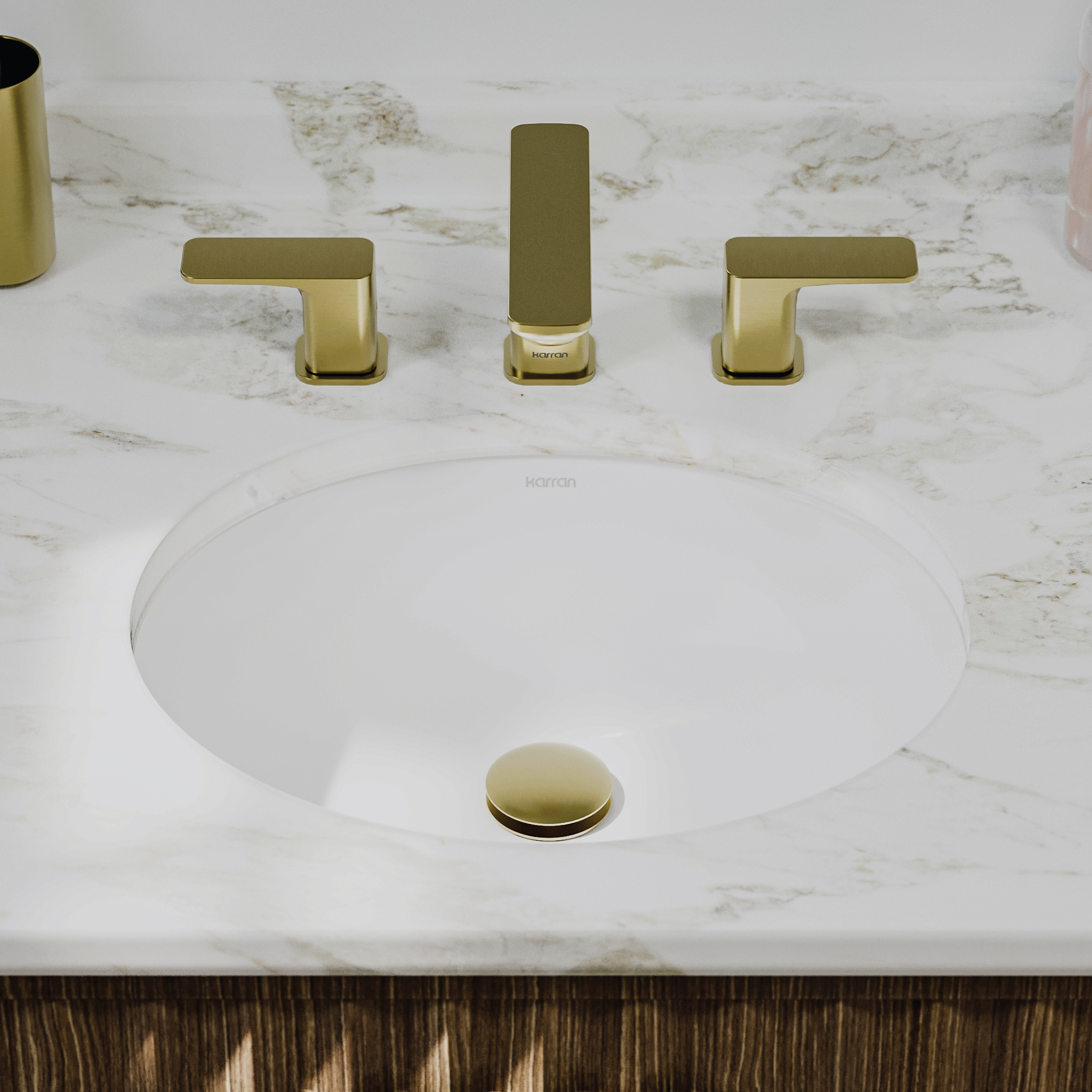 Valera 18" Oval Undermount Vitreous China Bathroom Sink In White