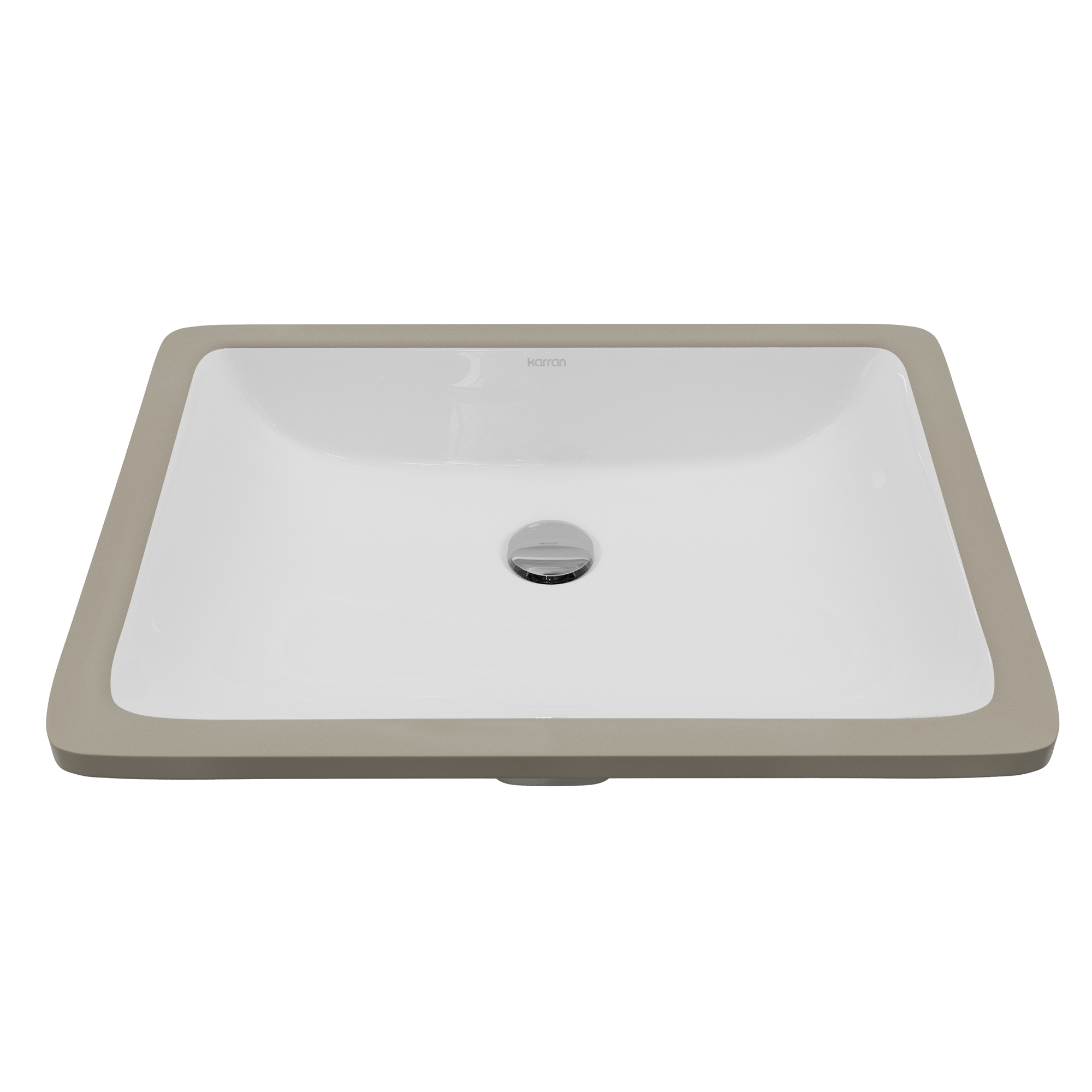 Valera 20" Rectangular Undermount Vitreous China Bathroom Sink In White