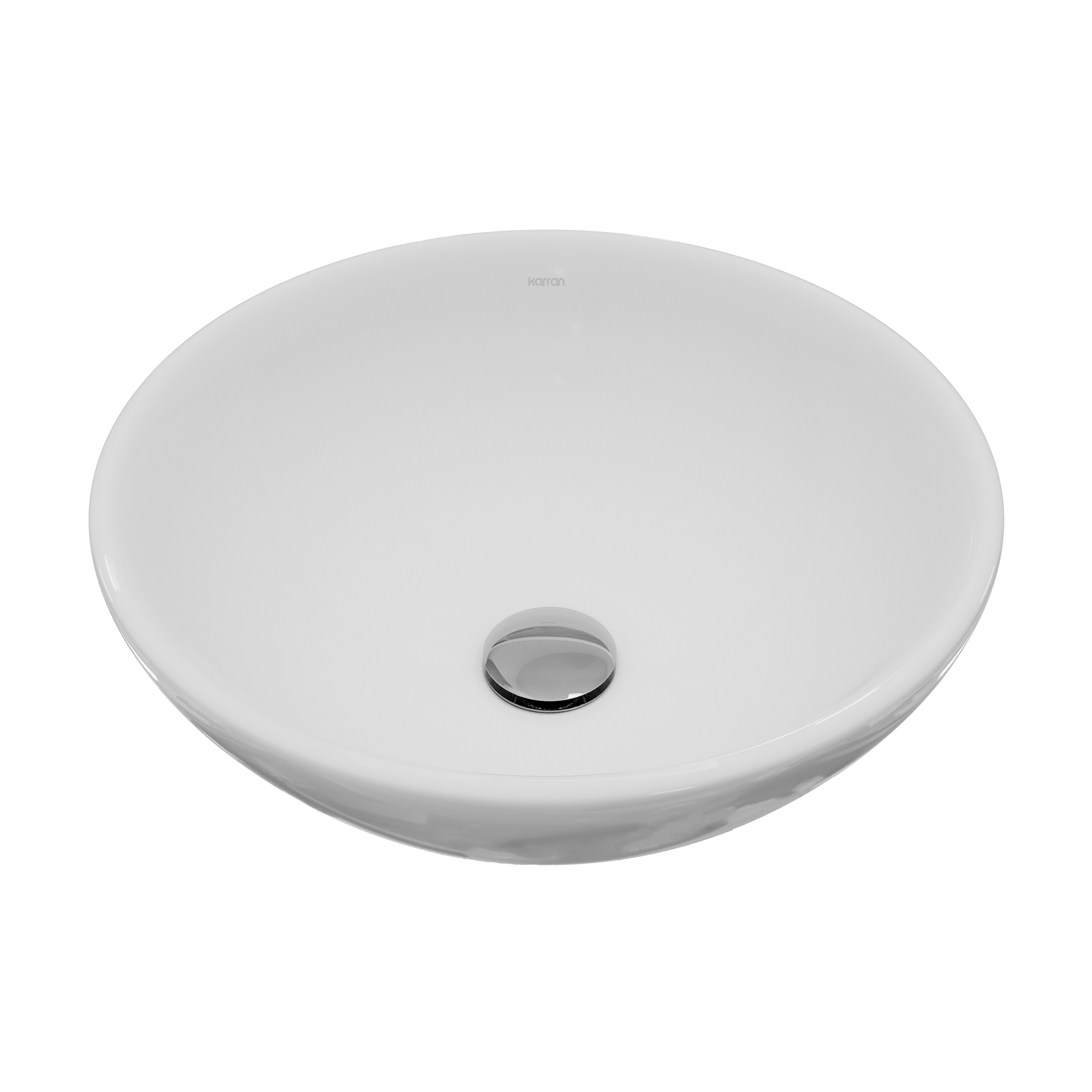 15" Vessel Vitreous China Bathroom Sink In White