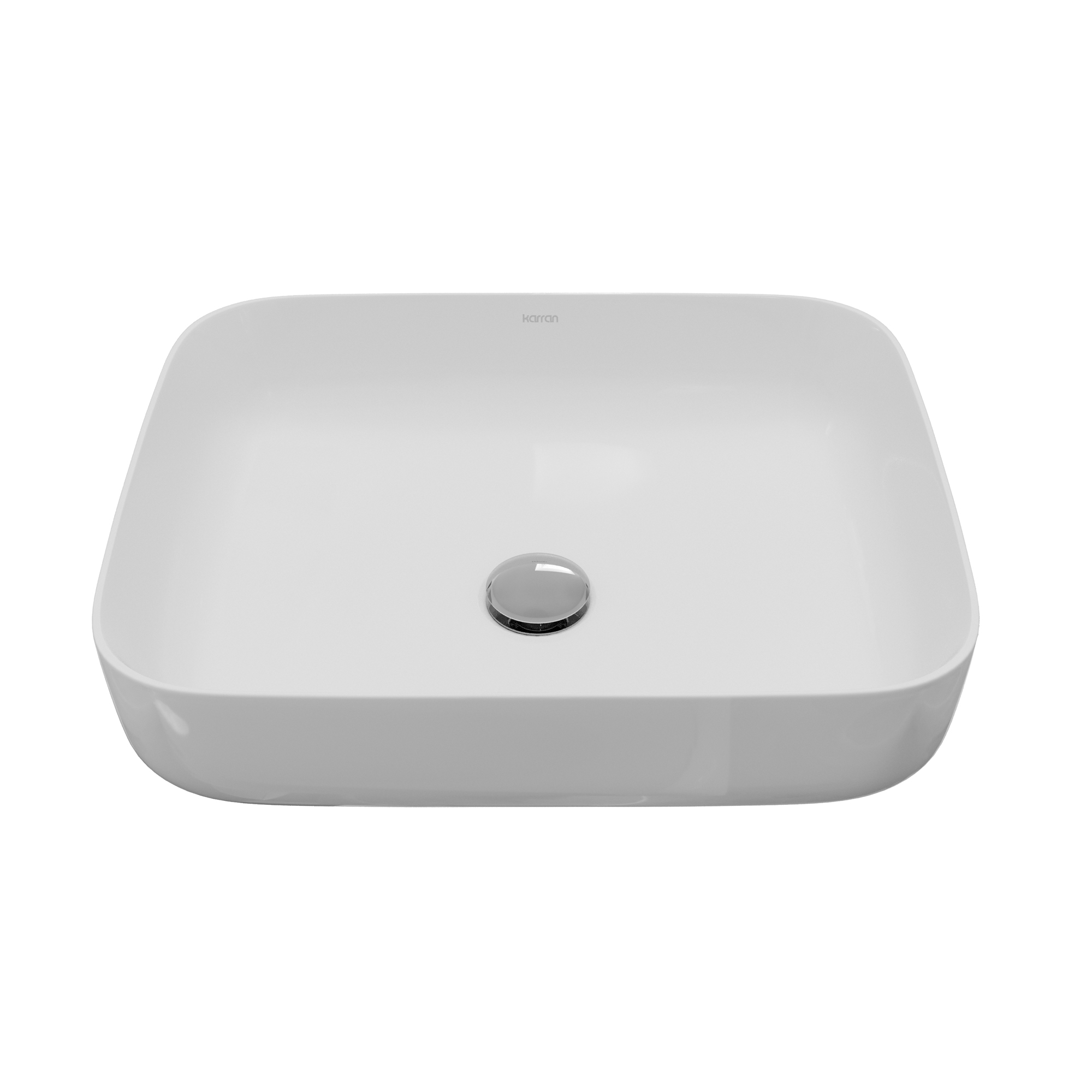 20" Vessel Vitreous China Bathroom Sink In White