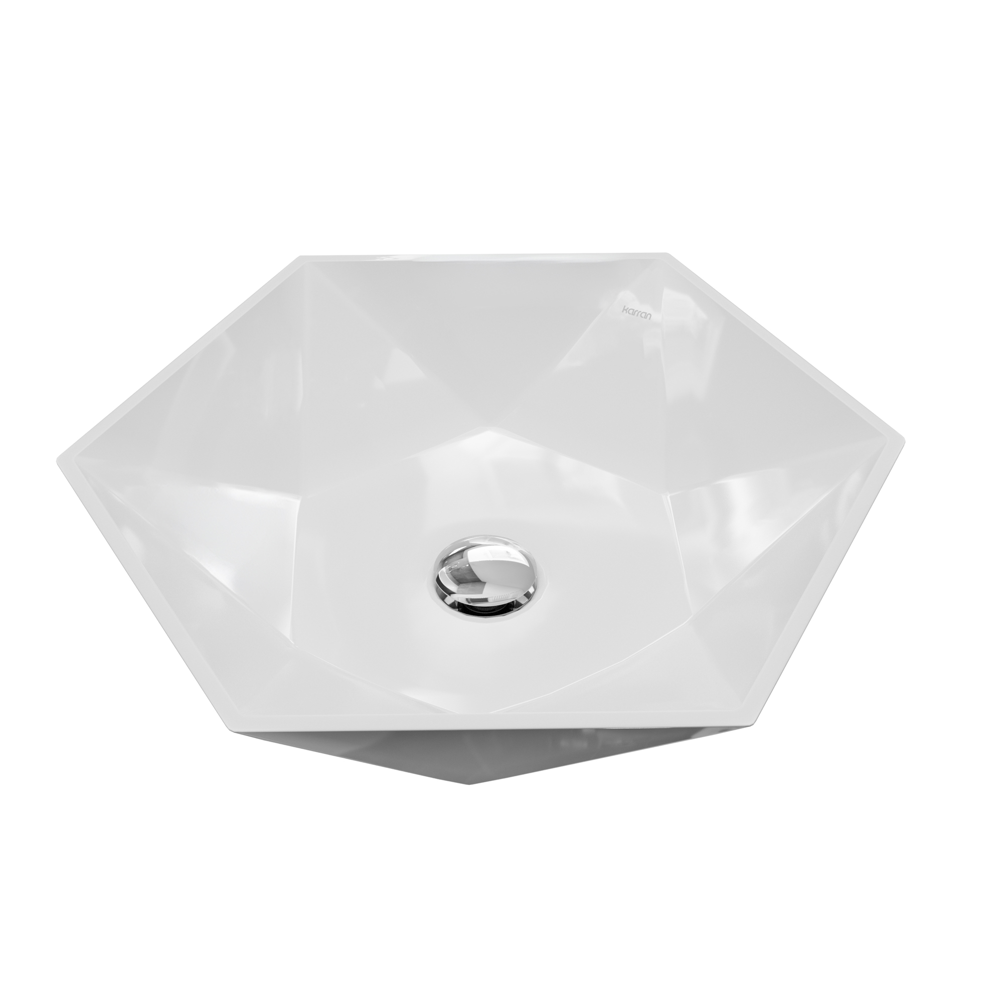 18" Vessel Vitreous China Bathroom Sink In White