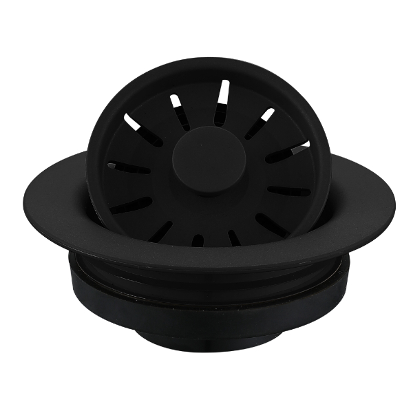 3-1/2" Decorative Disposal Flange In Black