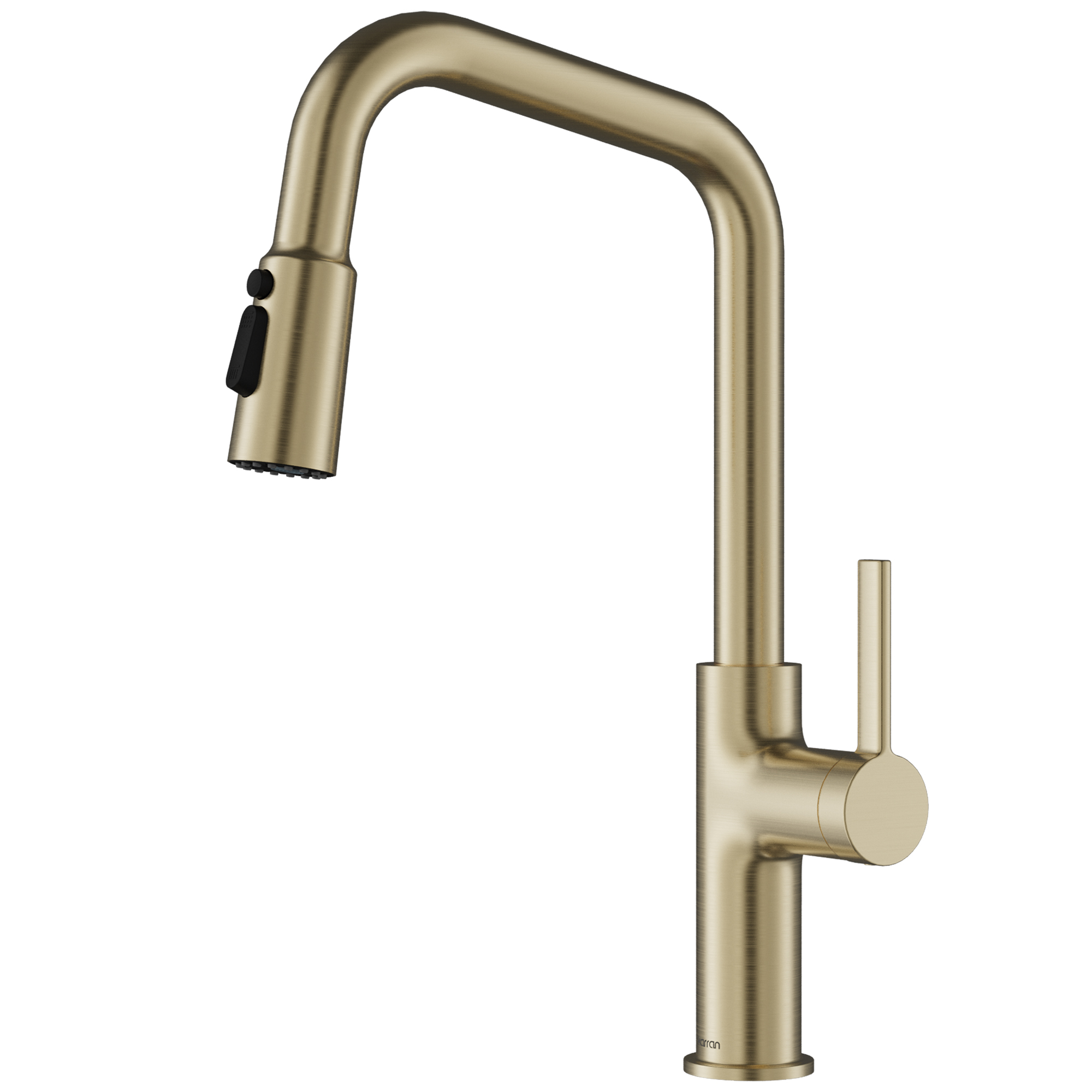 Stalbridge Single Handle Pull-Down Sprayer Kitchen Faucet In Spot-Free Champagne Bronze