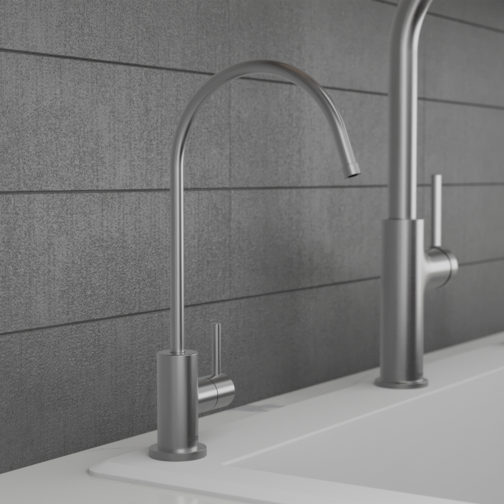 Kestrel Single Handle Beverage Faucet In Spot-Free Stainless Steel