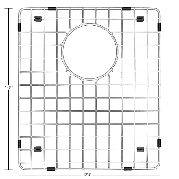 Stainless Steel Bottom Grid - Fits in Karran Sinks - SU77
