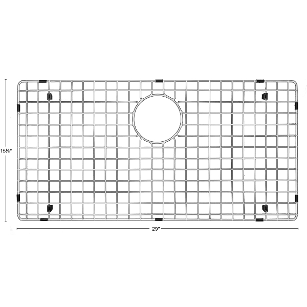 Stainless Steel Bottom Grid - Fits in Karran Sinks - QA-740, QAR-740