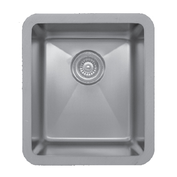 16-1/4" Seamless Undermount Stainless Steel Bar/Prep Sink