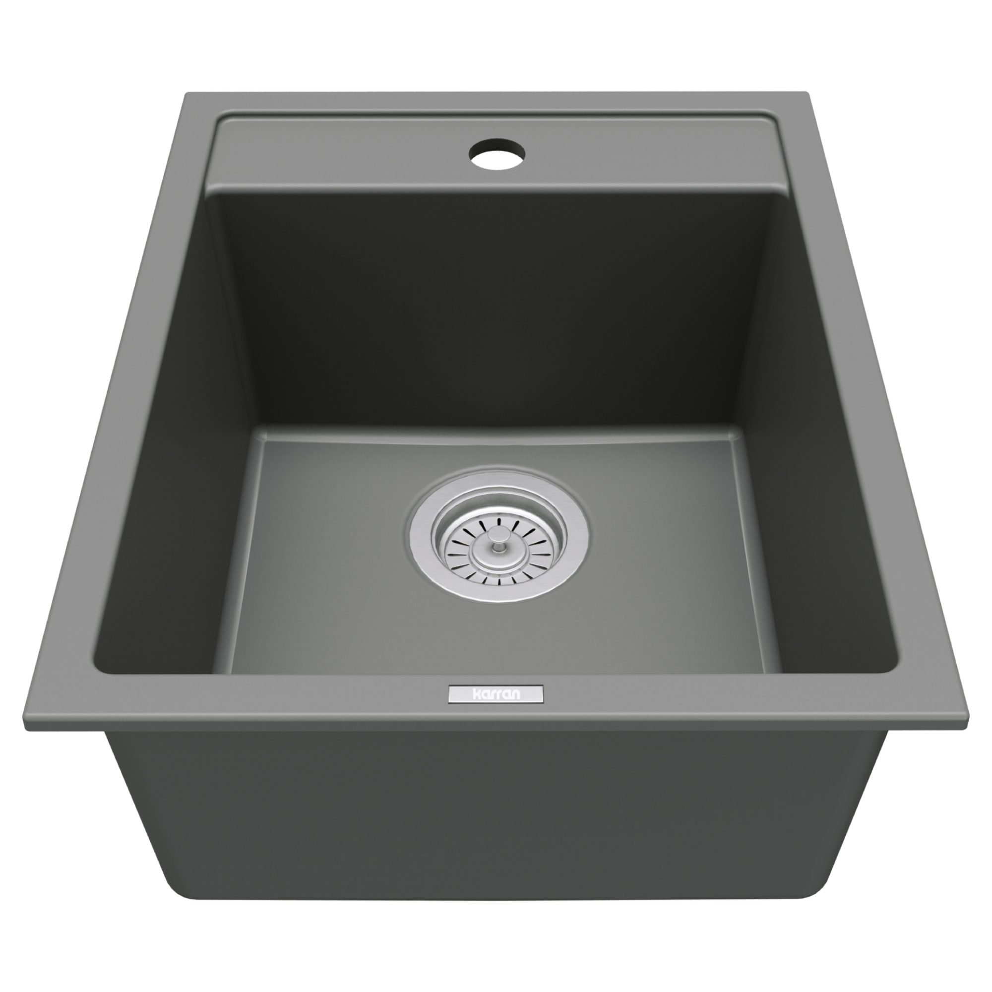15-3/4" Top Mount Quartz Composite Bar/Prep Sink In Grey