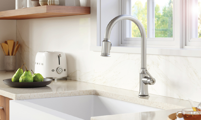 Transitional Detailing in Three Finishes