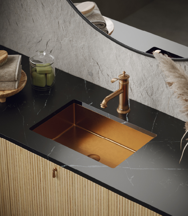 Karran Cinox Stainless Steel Undermount Bathroom Sink