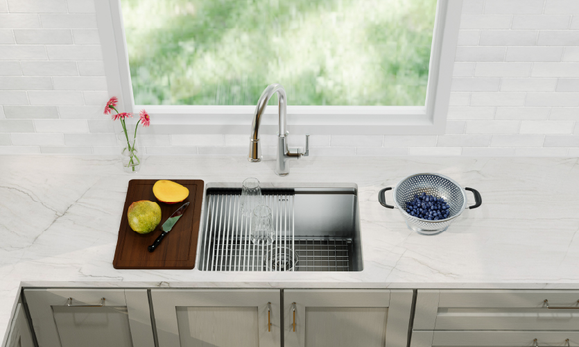 The Integrated Ledge System: A True Kitchen Workstation