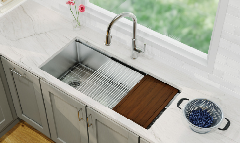 Undermount Installation for a Clean, Modern Kitchen