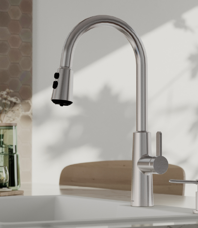 Karran Elmsworth Dual Sprayer Pull Down Kitchen Faucet