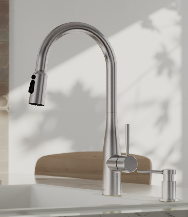 Karran Faraday Dual Sprayer Pull Down Kitchen Faucet