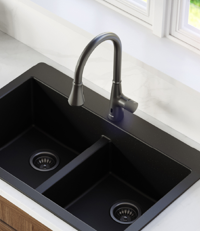 Karran Kadoma Motion Sensor Pull Down Kitchen Faucet