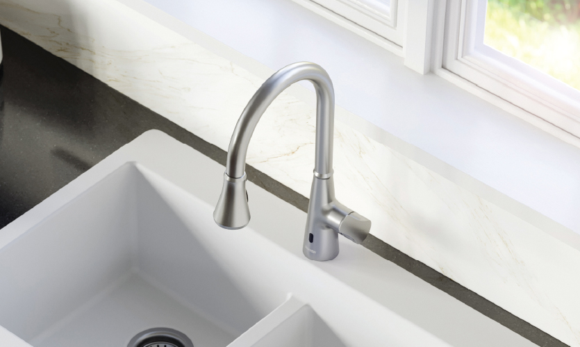 Three Function Spray Head and Touchless Convenience