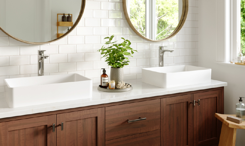 Contemporary Form in Three Finishes