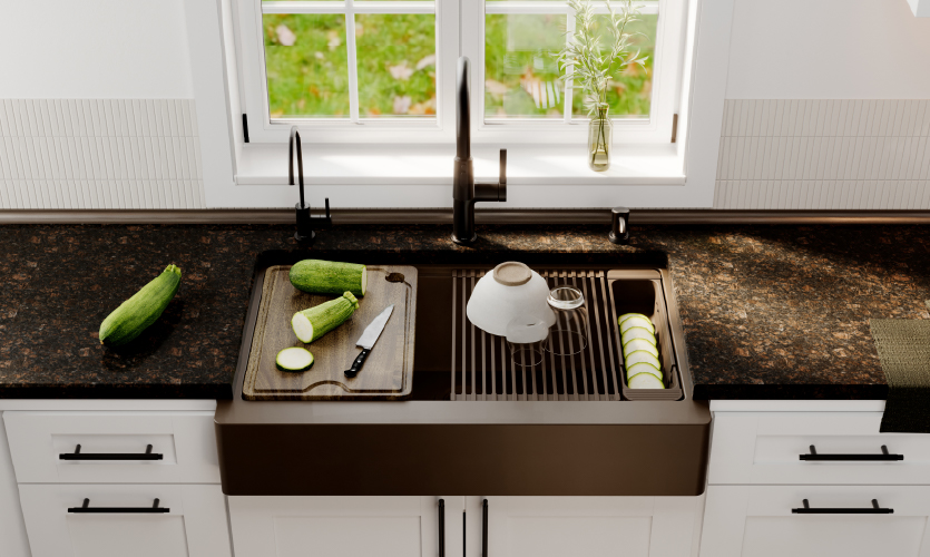 Matte Bisque and Quartz Composite: Warm Color With Practical Performance