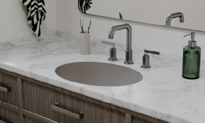 Quartz Composite: Built for Daily Use in the Bathroom