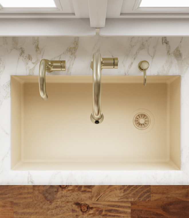 Karran Quartz Undermount Large Single Bowl Kitchen Sink