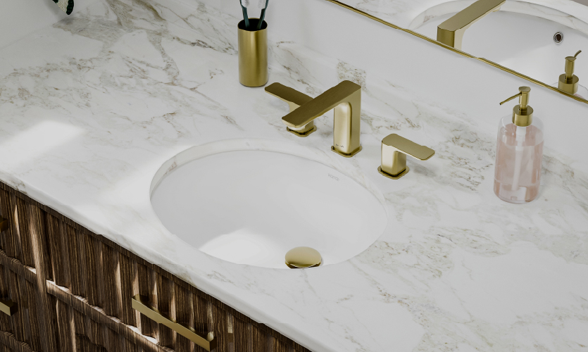 A Rear Center Drain That Frees Up Storage