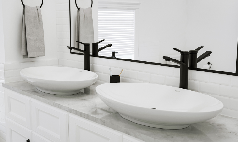 Above-Counter Style with Even Drainage