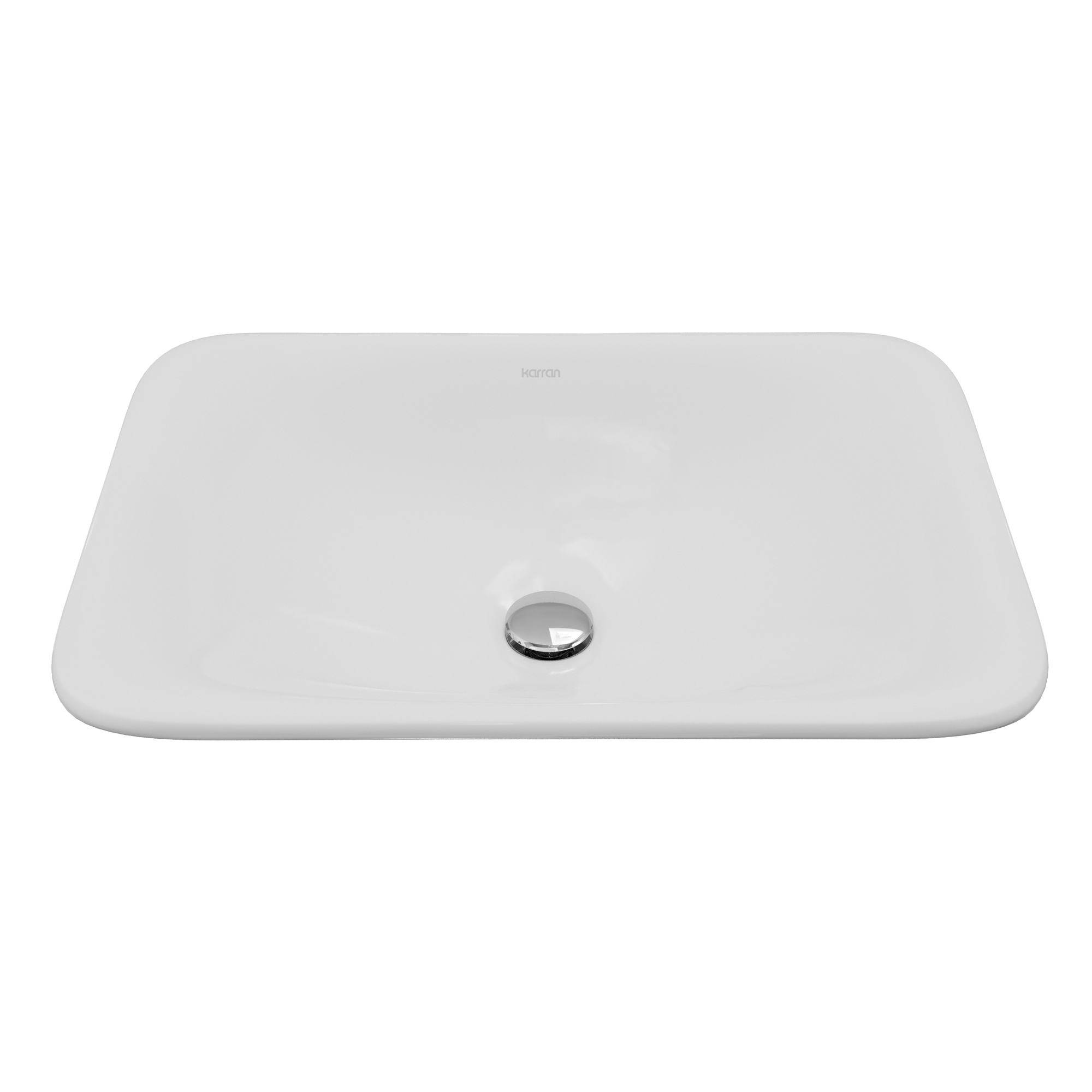 Karran USA | VC-202 Valera Top Mount 21 inch Vitreous China